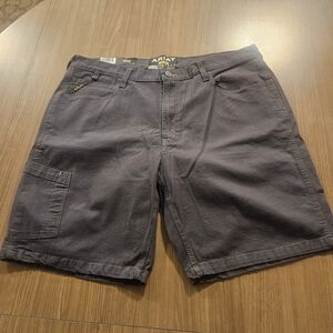 NWT Ariat Men's Gray Utility Shorts